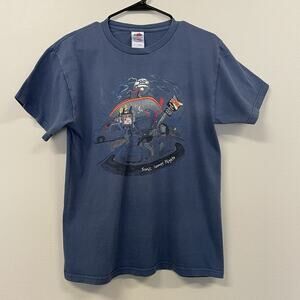 Vintage 2004 Sonic Drive In Dark Blue Short Sleeve T-shirt Size Medium